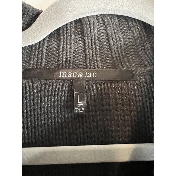 Mac and Jac Grey Sweater Size Large - Picture 2 of 4
